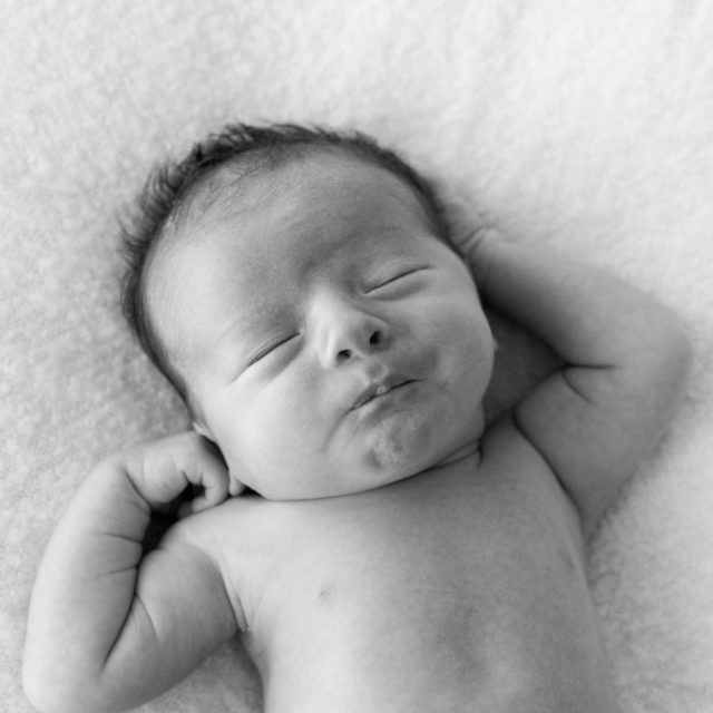 Baby Stretching | Newborn Photography Perth